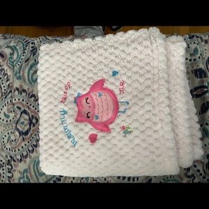 Owl baby blanket